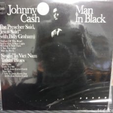 Discos de vinilo: JOHNNY CASH - MAN IN BLACK (LP, ALBUM). Lote 346881093