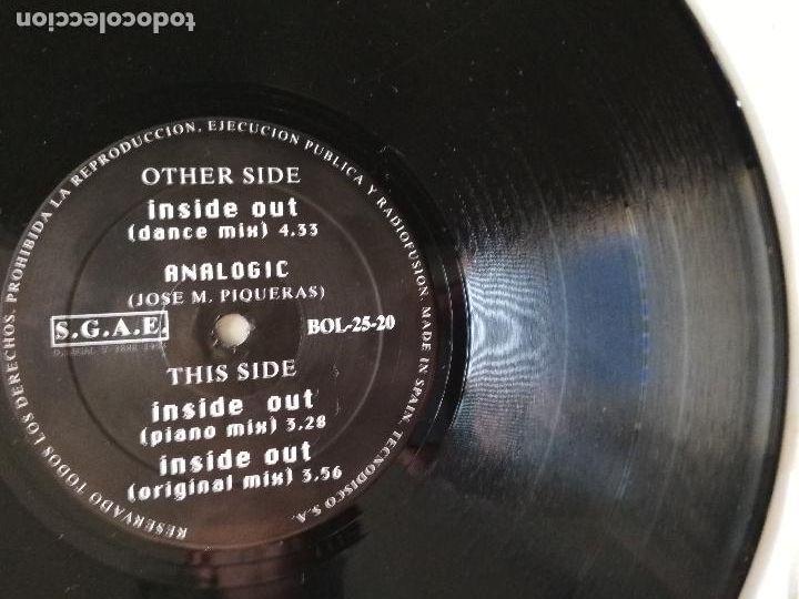 Discos de vinilo: ANALOGIC INSIDE OUT, 1993, Bol Records &lrm; - Foto 4