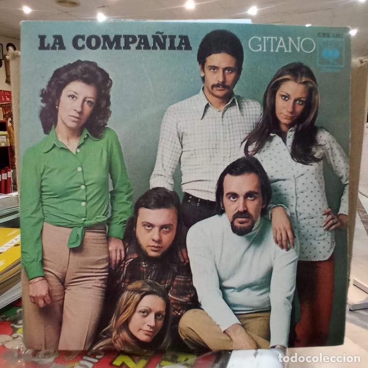 Discos de vinilo: La compa&ntilde;&iacute;a - Gitano - Single sello CBS 1973. - Foto 1