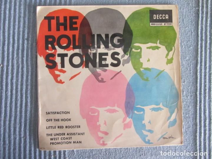 Discos de vinilo: EP THE ROLLING STONES SATISFACTION+3. CON TRICENTER - Foto 1