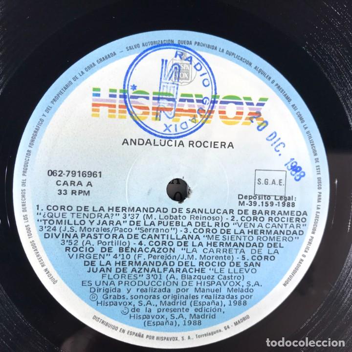 Discos de vinilo: Various &ndash; Andaluc&iacute;a Rociera - Vinyl, LP, Compilation - SPAIN - Foto 6