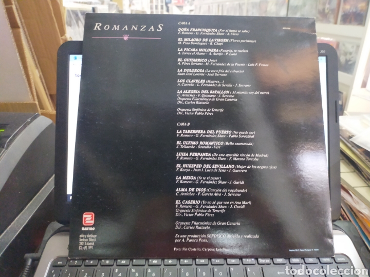 Discos de vinilo: Kraus lp romanzas 1991 - Foto 2