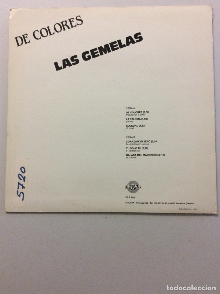 Discos de vinilo: Las Gemelas. De colores. - Foto 2