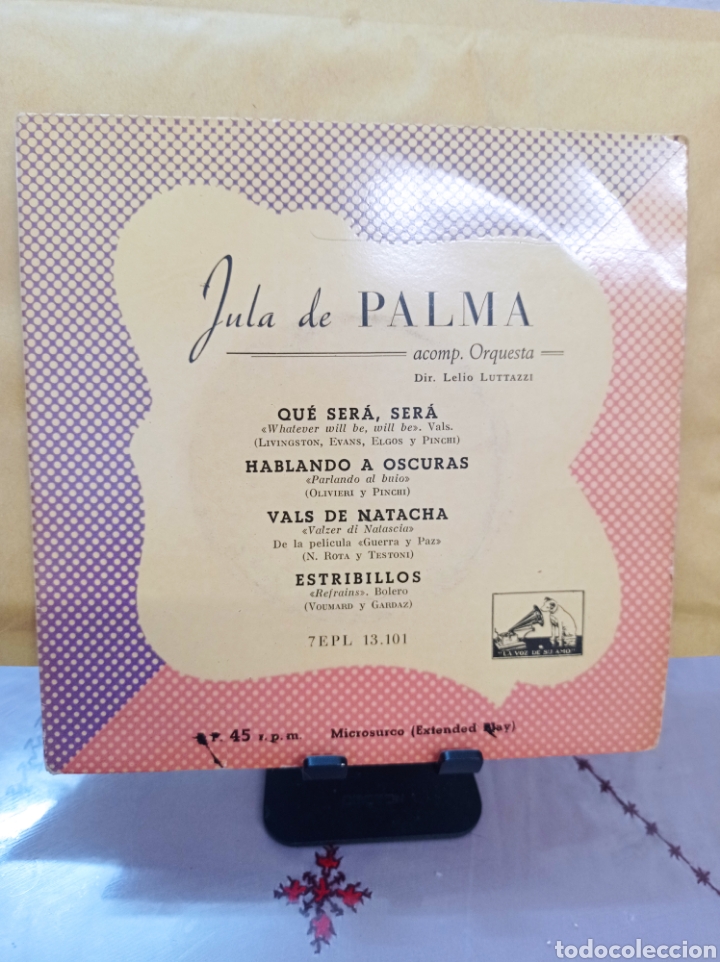 Discos de vinilo: JULA DE PALMA ACOMP.ORQUESTA DIR LELIO LUTTAZZI - Foto 1