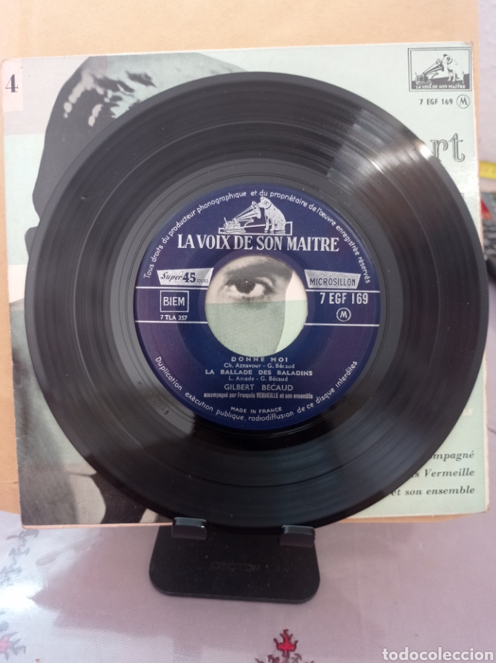 Discos de vinilo: GILBERT B&Eacute;CAUD DONNE-MOI - Foto 3