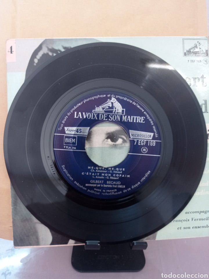 Discos de vinilo: GILBERT B&Eacute;CAUD DONNE-MOI - Foto 4