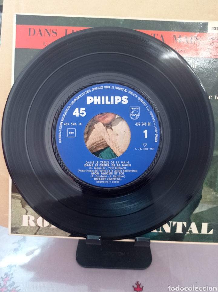 Discos de vinilo: ROBERT JEANTAL DANS LE CREUX DE TA MAIN - Foto 3
