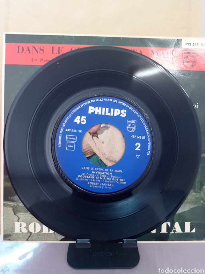 Discos de vinilo: ROBERT JEANTAL DANS LE CREUX DE TA MAIN - Foto 4