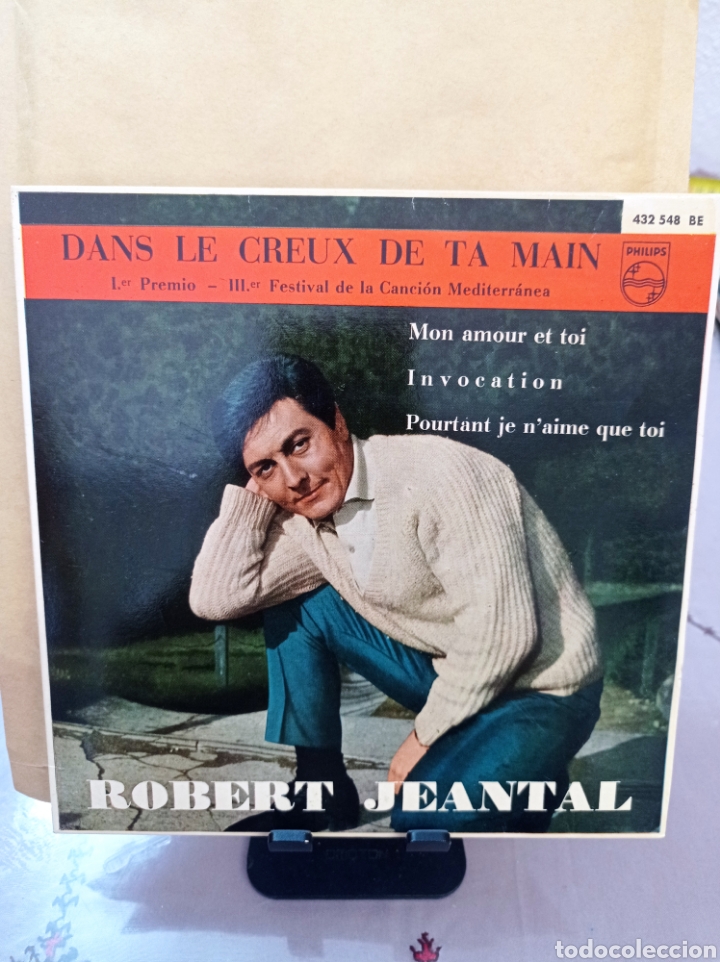 Discos de vinilo: ROBERT JEANTAL DANS LE CREUX DE TA MAIN - Foto 1