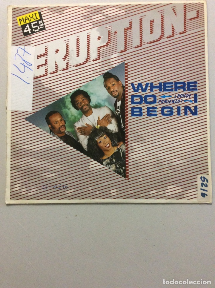 Discos de vinilo: Eruption. Where do i begin. - Foto 1