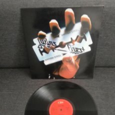 Disques de vinyle: SPAIN 1984 LP - JUDAS PRIEST / BRITISH STEEL - CBS 32412 / LABEL ROJO - VINILO - EXCELENTE ESTADO!!. Lote 347054828