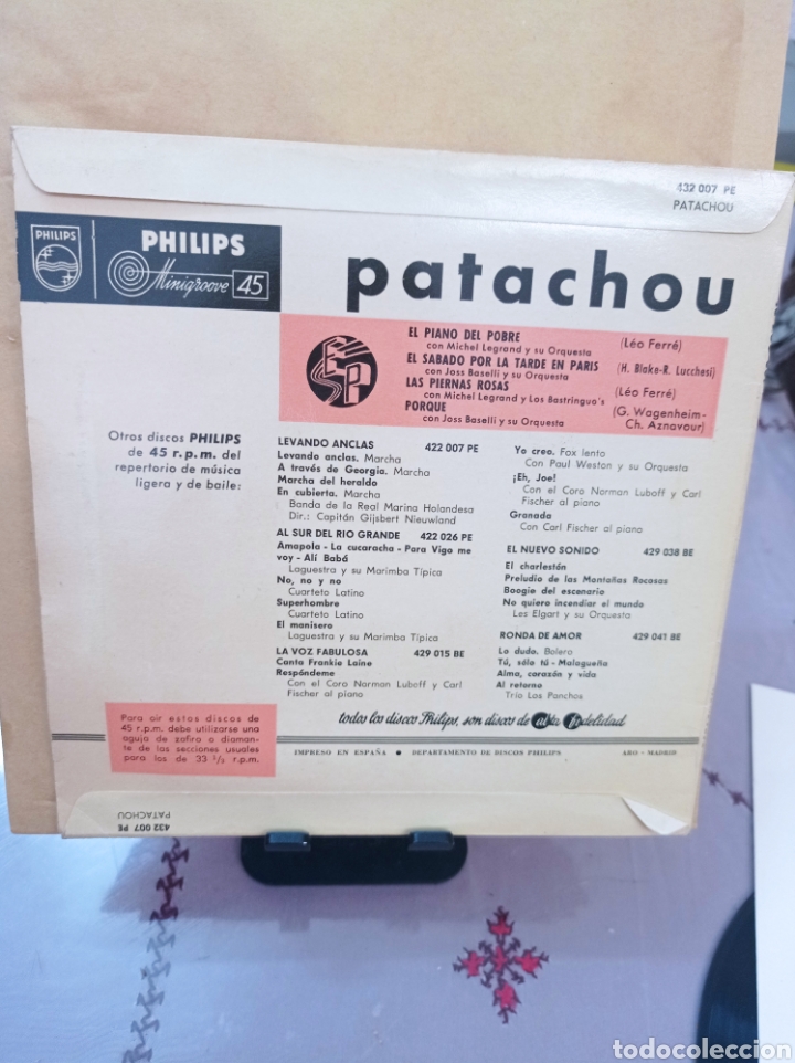 Discos de vinilo: PATACHOU EL CORAZ&Oacute;N DE MONTMARTRE - Foto 2