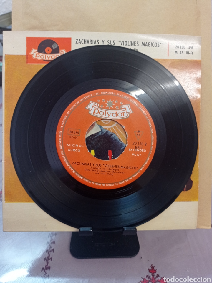 Discos de vinilo: ZACHARIAS Y SUS VIOLINES M&Aacute;GICOS - Foto 3