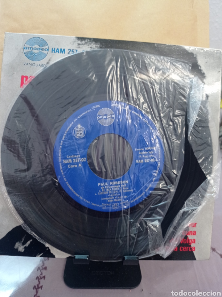 Discos de vinilo: PAUL ROBESON EN EL CARNEGIE HALL - Foto 3