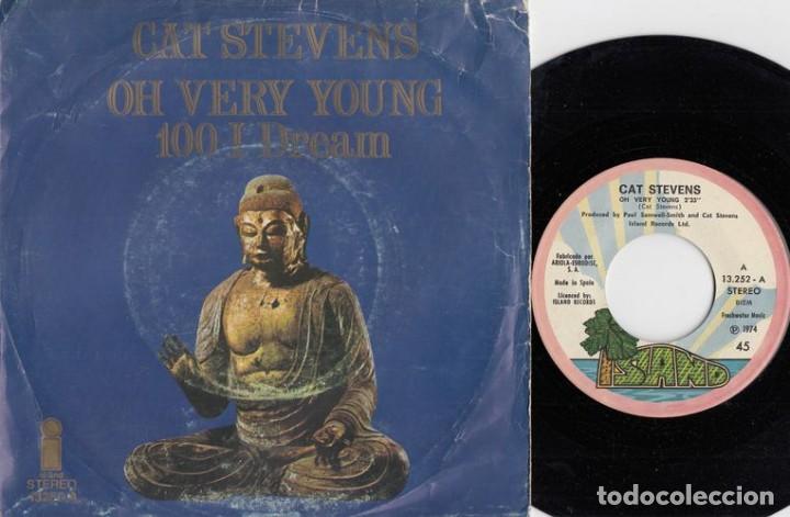 Discos de vinilo: CAT STEVENS - OH VERY YOUNG - SINGLE DE VINILO CS - 5 - Foto 1