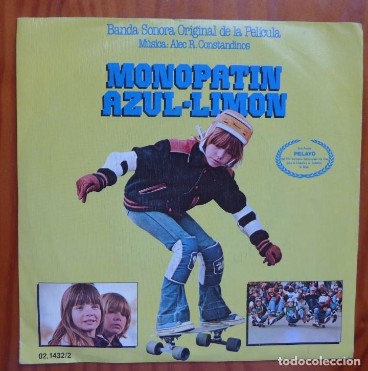 Discos de vinilo: MONOPATIN AZUL-LIMON / BSO / 1979 / SINGLE - Foto 1