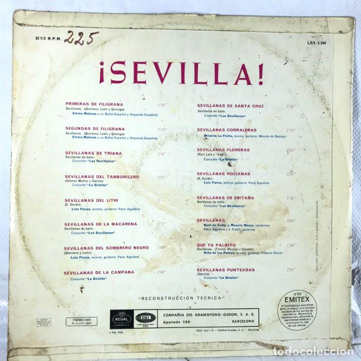 Discos de vinilo: Emma Maleras Y Su Ballet - SEVILLA - LP - Foto 5