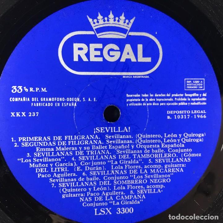 Discos de vinilo: Emma Maleras Y Su Ballet - SEVILLA - LP - Foto 9