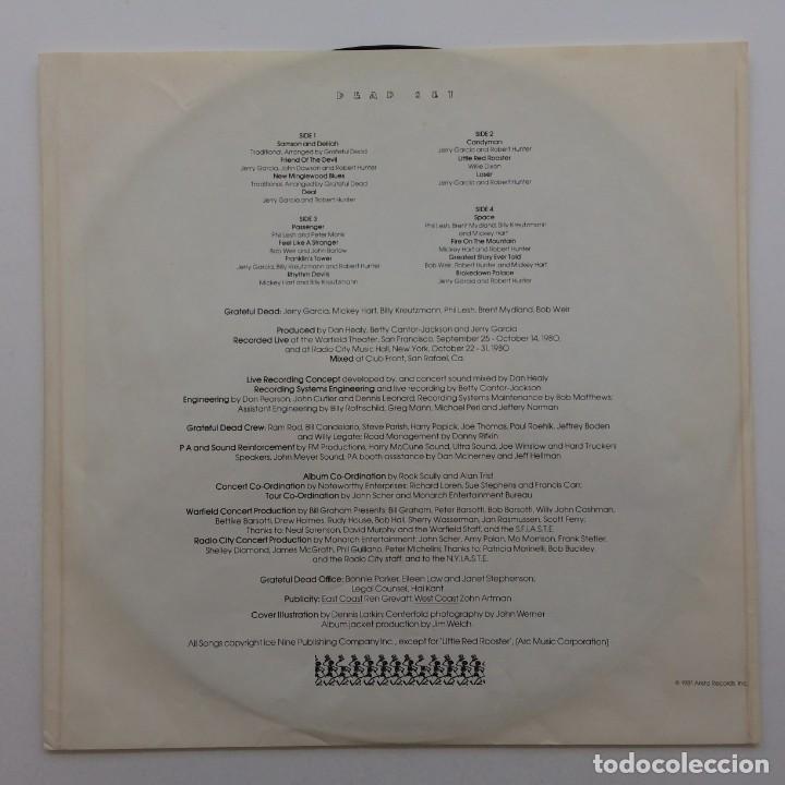 Discos de vinilo: Grateful Dead &lrm;&ndash; Dead Set , 2 LPs, US 1981 Arista* - Foto 5