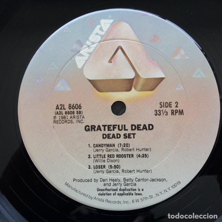 Discos de vinilo: Grateful Dead &lrm;&ndash; Dead Set , 2 LPs, US 1981 Arista* - Foto 9