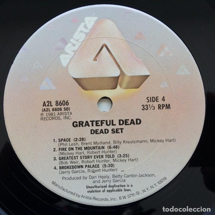 Discos de vinilo: Grateful Dead &lrm;&ndash; Dead Set , 2 LPs, US 1981 Arista* - Foto 11