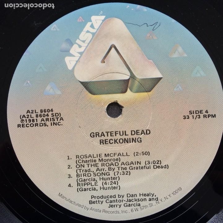 Discos de vinilo: Grateful Dead &ndash; Reckoning, 2 LPS, US 1981 Arista* - Foto 10