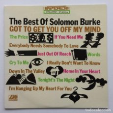 Discos de vinilo: SOLOMON BURKE ‎– THE BEST OF SOLOMON BURKE , JAPAN 1972 ATLANTIC