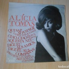 Dischi in vinile: ALICIA TOMÁS, EP, CIAO, CIAO + 3, AÑO 1965. Lote 347146243