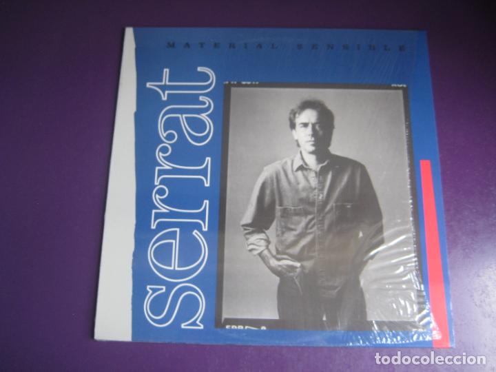 Discos de vinilo: Serrat &ndash; Material Sensible - LP ARIOLA 1989 - SIN ESTRENAR - Foto 1