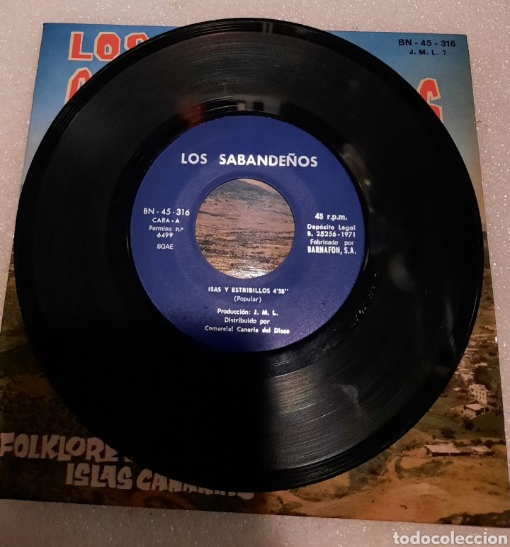 Discos de vinilo: Los sabande&ntilde;os - isas y estribillos - Foto 2