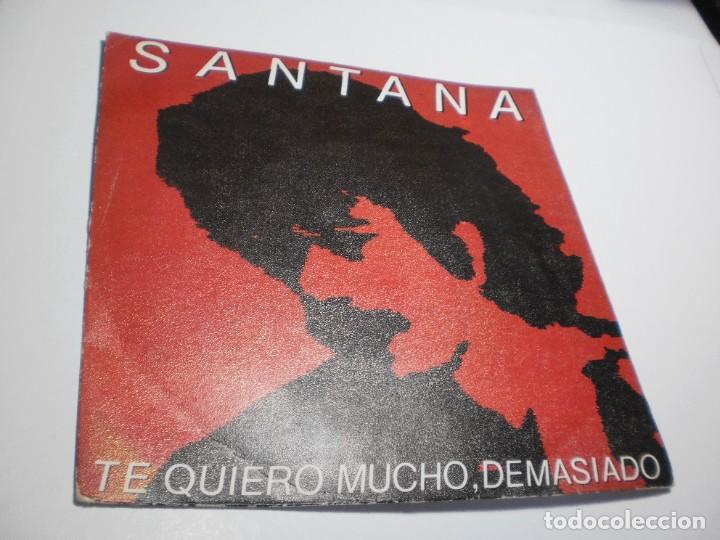 Dischi in vinile: single santana. te quiero mucho, demasiado. brightest star. cbs 1981 spain (seminuevo)