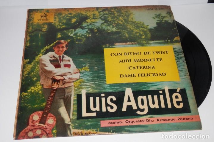 Discos de vinilo: DISCO SINGLE DE VINILLO DE LUIS AGUIL&Eacute; - Foto 1
