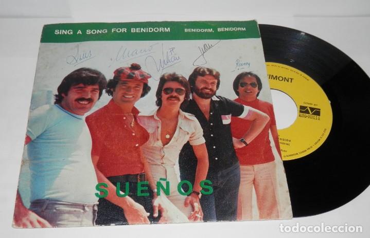 Discos de vinilo: DISCO SINGLE DE VINILLO DE LA BANDA SUE&Ntilde;OS - Foto 1