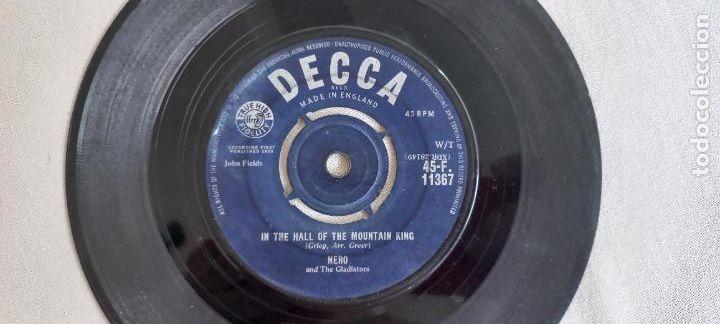 Discos de vinil: NERO AND THE GLADITORS The Trek To Rome, In The Hall Of The Mountain King. F. 11367. UK 1961