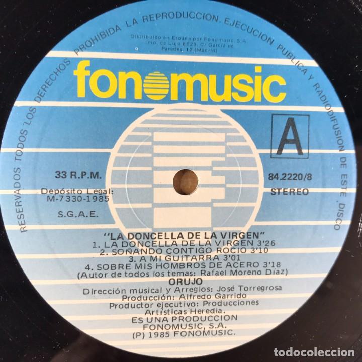 Discos de vinilo: ORUJO, LA DONCELLA DE LA VIRGEN - LP - Foto 4