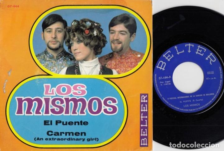 Discos de vinilo: LOS MISMOS - EL PUENTE- SINGLE DE VINILO CS - 30 - Foto 1