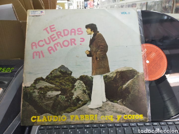 Vinyl records: Claudio fabbri lp te acuerdas mi amor? Per&uacute; 1982
