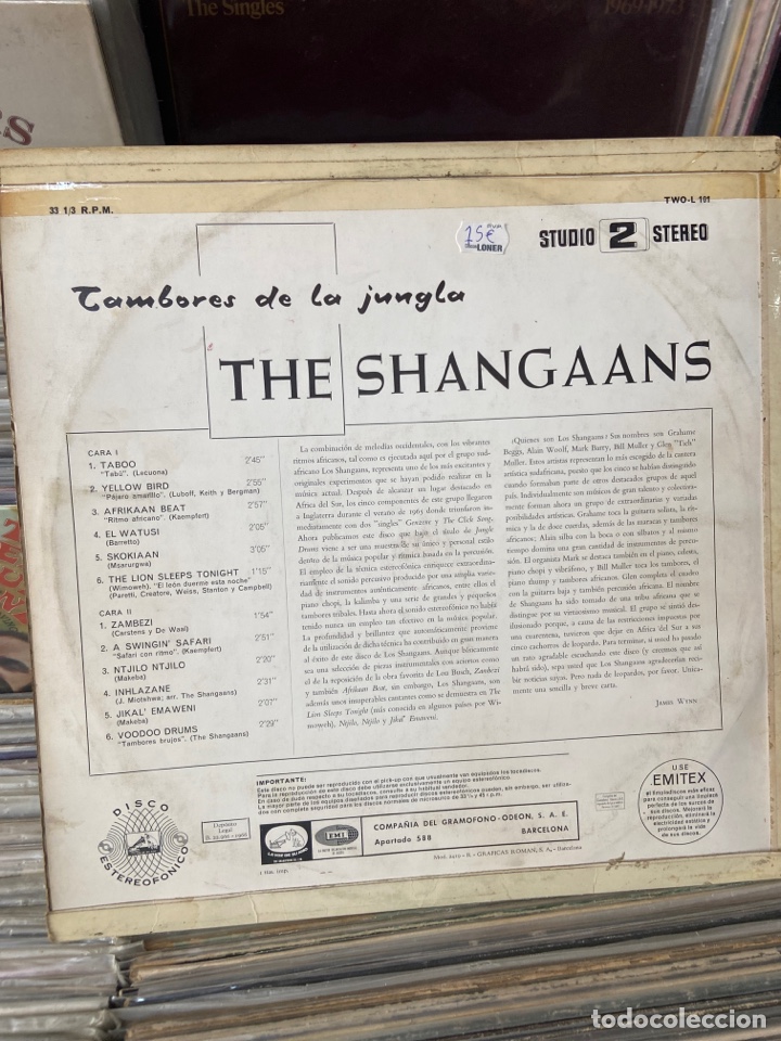 Discos de vinilo: Jungle Drums the shangaans - Foto 2
