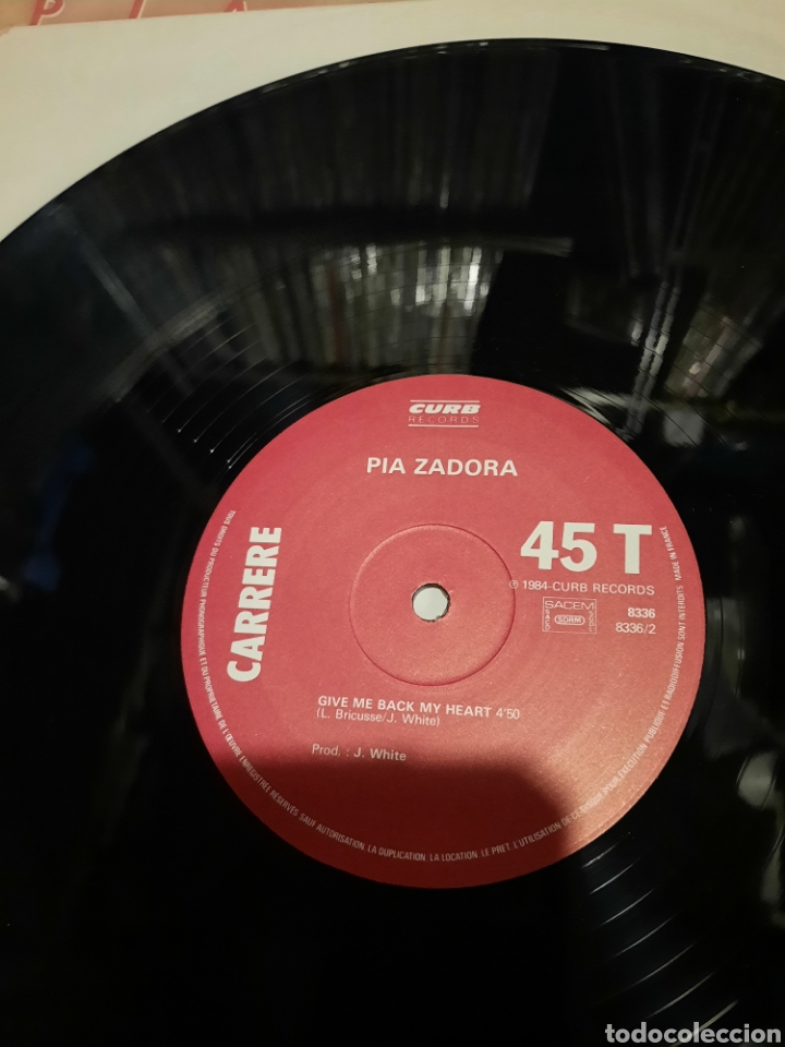 Discos de vinilo: P&iacute;a Zadora - rock it out - Foto 3