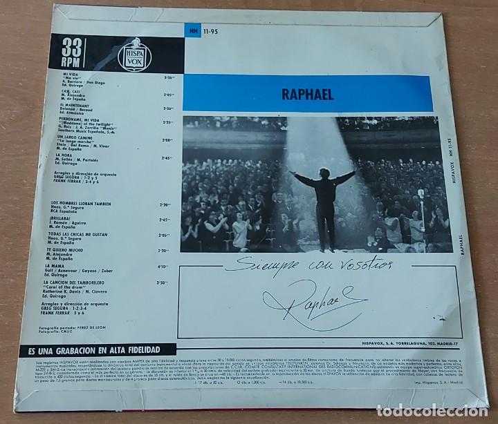 Discos de vinilo: LP VINILO RAPHAEL debut HISPAVOX A&Ntilde;O 1965 - Foto 2