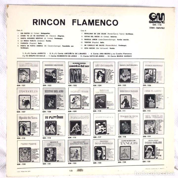 Discos de vinilo: Various &ndash; Rinc&oacute;nVinyl, LP, Compilation Flamenco - SPAIN - Foto 4