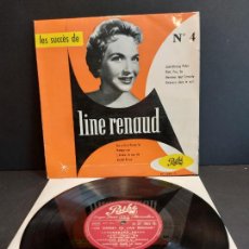 Discos de vinilo: 10 PULGADAS / LES SUCCÈS DE LINE RENAUD Nº 4 / LP - PATHÉ-1955 / MBC.***/***. Lote 347262903