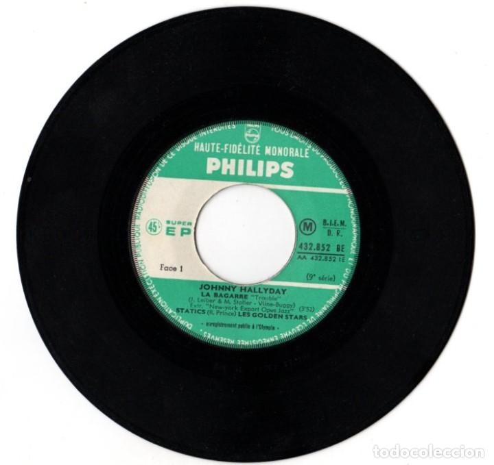 Discos de vinilo: JOHNNY HALLYDAY *** LA BAGARRE *** STATICS - Foto 3