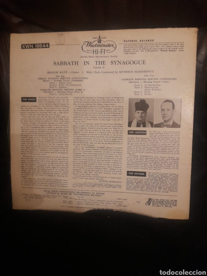 Discos de vinilo: Sabbath in The Synagoge volumen 2 - Foto 2