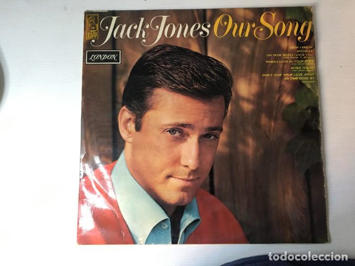 Discos de vinilo: LP VINILO JACK JONES - OUR SONG - Foto 1