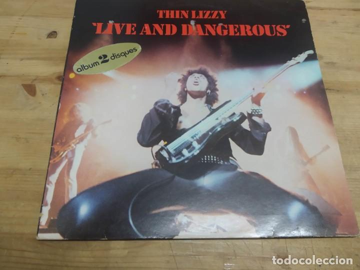 Discos de vinilo: Thin Lizzy &lrm;&ndash; Live And Dangerous----EDICION FRANCESA 1978 - Foto 1