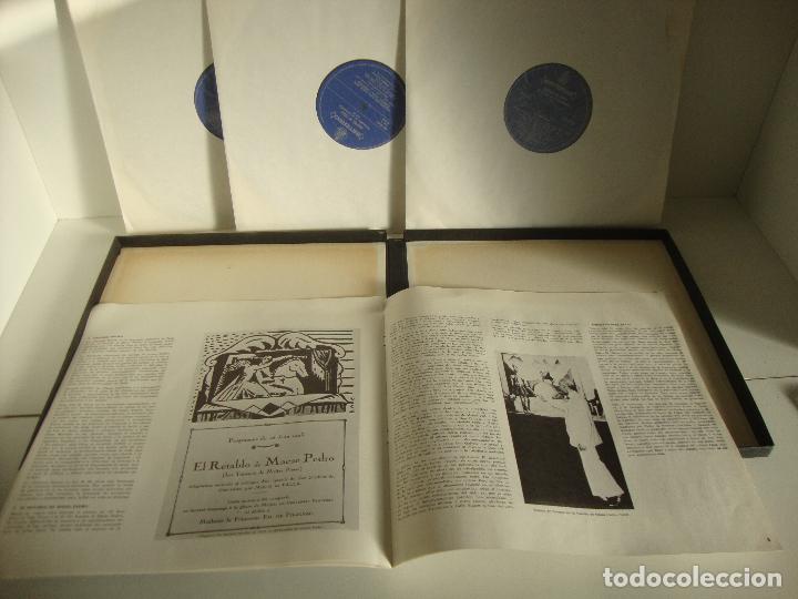 Discos de vinilo: ESTUCHE MANUEL DE FALLA HOMENAJE DE SU CENTENARIO 3 LP Y LIBRETO - Foto 10