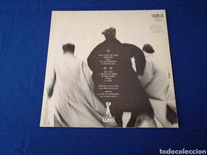 Discos de vinilo: LA UNION VIVIR AL ESTE DEL ED&Eacute;N - Foto 2