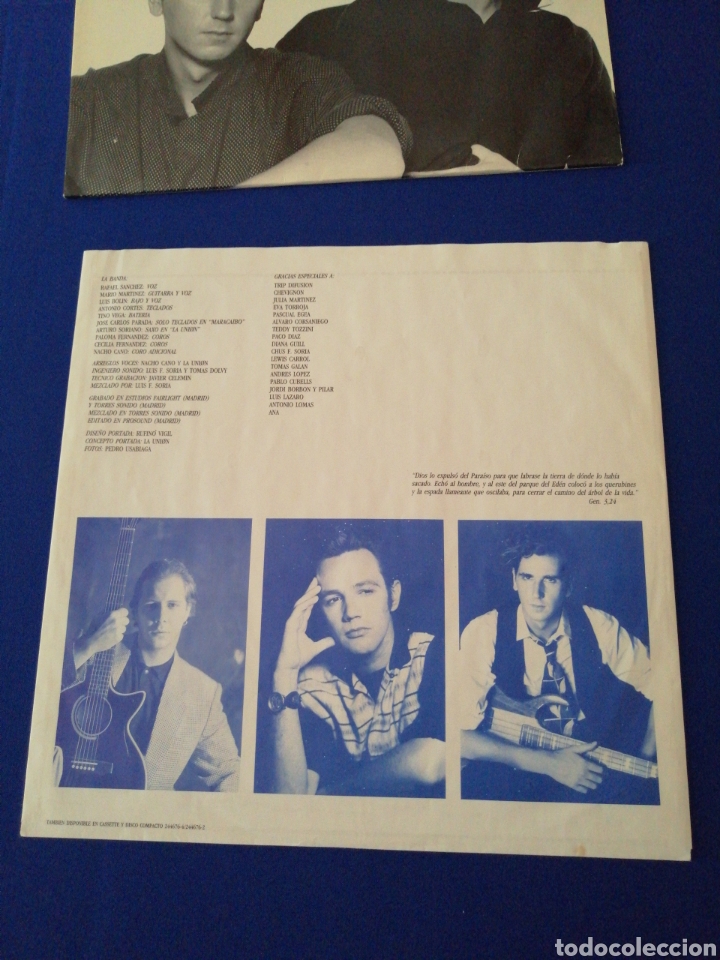 Discos de vinilo: LA UNION VIVIR AL ESTE DEL ED&Eacute;N - Foto 4