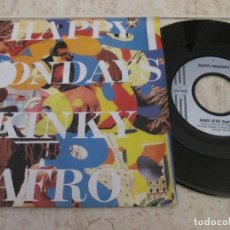 Discos de vinilo: HAPPY MONDAYS - KINKY AFRO. EUROPEAN 7” 1990 SINGLE EDITION. (2 VERSIONES). IMPECABLE. Lote 347373378